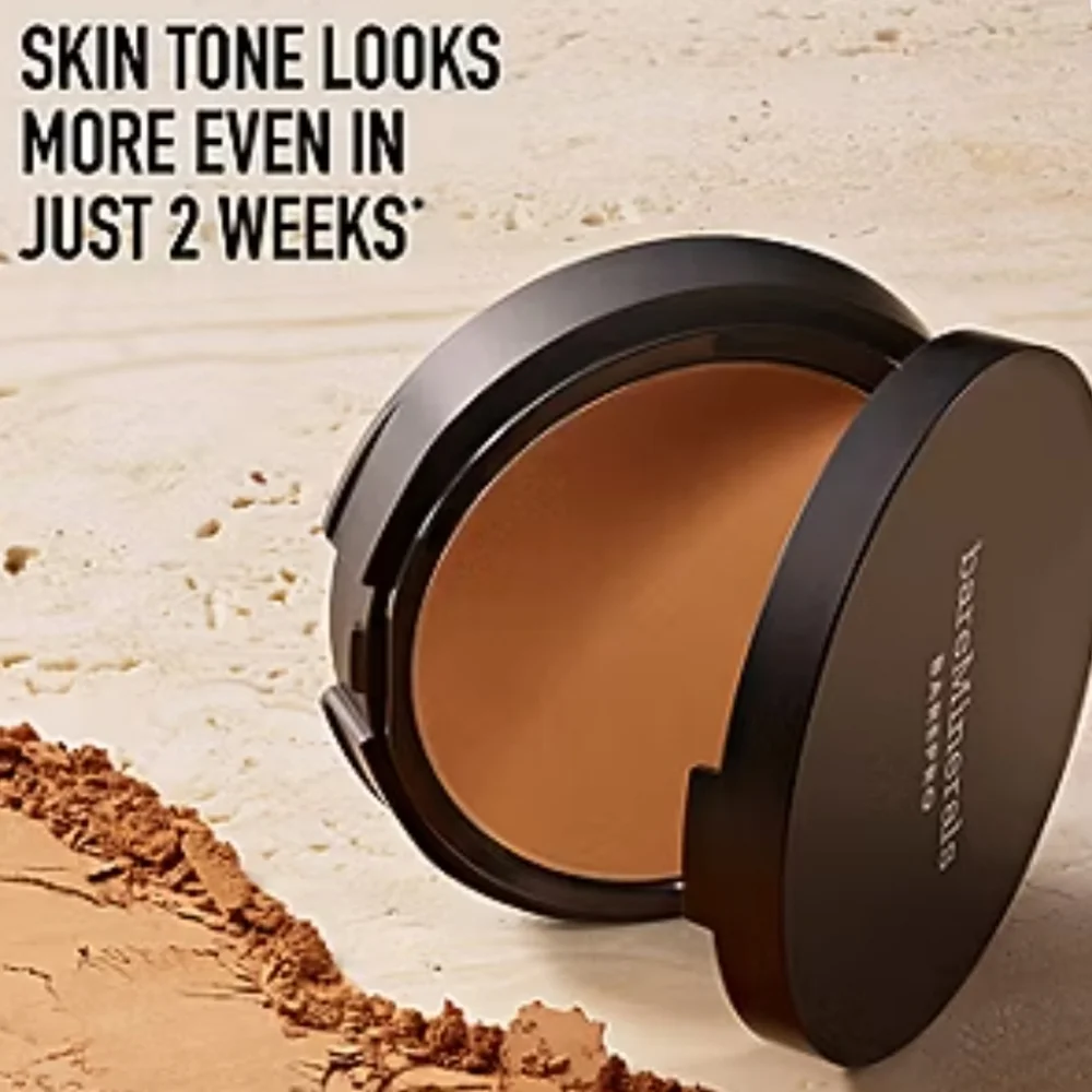 bareMinerals BAREPRO Skin-Perfecting Powder Foundation Med Deep 45 Warm